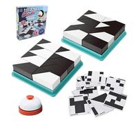 Block Games - 50pcs Educational Toy Set With Storage Tray, Logic Jigsaw Puzzle, Colorful Wooden Building Blocks | Fun Learning Activity For Stocking Stuffers Classroom Preschool Kindergarten Girls Boy