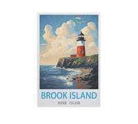 Block Island Rhode Island，Puzzle 1000 Piece Jigsaw Puzzles for Adults, Classic Puzzle Difficult Puzzle for Kids Teenagers Educational Game Toys Gift for Home Travel（50x70cm）-GH75
