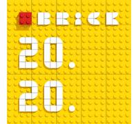 BLOCK NOTE BRICK: The 20x20 Noteblock (Yellow) - Heavy Duty Building Block Themed Journal, 830 Pages