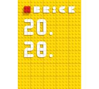BLOCK NOTE BRICK: The 20x28 Noteblock (Yellow) - Heavy Duty Building Block Themed Journal, 828 Pages