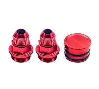 Block Plugs Adapter Breather Catch Fittings Accessory Tools Connector Replacement for B16A B16B B17 B18C B18C1 B18C5 B20 Red