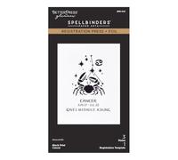 Block Print Cancer Registration Press + Foil Plate