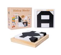 Block Puzzle, With Brain-Boosting, 24.5x14x7cm, Educational Brain Teaser Toy, School Classroom Puzzle Toy, Portable And Easy To Store, For Home, Travel, School, Parties, Classroom