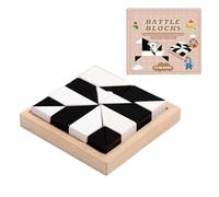 Block Puzzles 3D Hiding - Early Education Jigsaw, Logic Skill Training Toy with Tray, Style Game for Preschoolers Girls and Boys, Develops Spatial Reasoning for Children Son