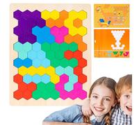 Block Puzzles - Logic Thinking Tabletop Toy,Block Puzzle Intelligence Brain Teasers Toy | for Kids Boys Girls Teens Children Sister Daughter Son Home Traveling Schools