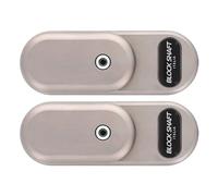 BLOCK SHAFT Gatelock Double - Set of 2 High Security Commercial Vehicle Locks, Automatic Locking, Special Stainless Alloy