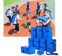 Block Tower Game for Team Building, Outdoor Group Activity, Promotes Communication and Collaboration - Workplace Competition