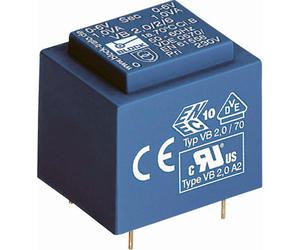 Block VB 2,0/1/15 - PCB Mount Transformer 2VA 15V 133mA