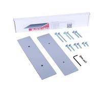 Blockabox - Aluminium Coloured Powder Coated Anti Arson Letterbox, Letterbox Cover, Letter Box Blocker, Empty & Void Property, Ideal for Landlords (320mm x 75mm) (Aluminium Coloured)
