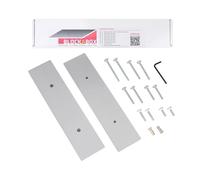 Blockabox - Silver Coloured Powder Coated Anti Arson Letterbox, Letterbox Cover, Letter Box Blocker, Empty & Void Property, Ideal for Landlords (320mm x 75mm) (Silver)