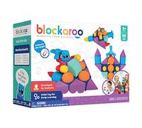 Blockaroo Magnetic building blocks, educational game for children, educational water game for creative building, ideal for the bath, building box with 50 building blocks