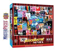 Blockbuster Movies - The 70s 1000 piece jigsaw puzzle 680mm x 490mm (mpc)