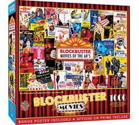 Blockbuster Movies - The 1980s 1000pc Jigsaw Puzzle + bonus poster