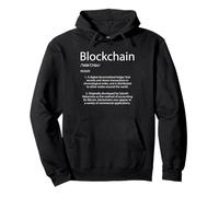 Blockchain Definition Bitcoin Cryptocurrency Pullover Hoodie