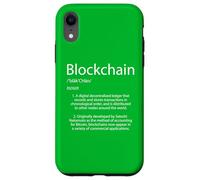 Blockchain Definition Case for iPhone XR