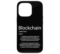 Blockchain Definition: What Is Blockchain? Bitcoin Crypto Case for iPhone 13 Pro