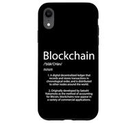 Blockchain Definition: What Is Blockchain? Bitcoin Crypto Case for iPhone XR