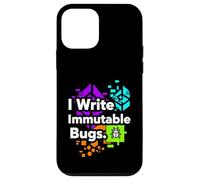 Blockchain Developer Funny I Write Immutable Bugs Case for iPhone 12 mini