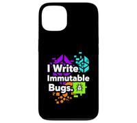Blockchain Developer Funny I Write Immutable Bugs Case for iPhone 13