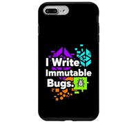 Blockchain Developer Funny I Write Immutable Bugs Case for iPhone 7 Plus/8 Plus