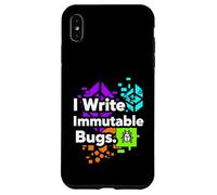 Blockchain Developer Funny I Write Immutable Bugs Case for iPhone XS Max