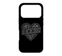Blockchain Technology Heart - Decentralized Block-Chain Case for iPhone 17 Pro