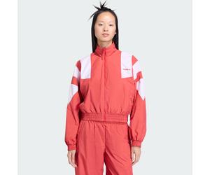BLOCKED WASHED ZIPPED TRACKTOP