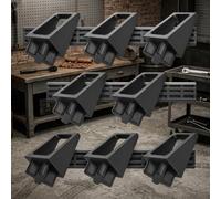 Blocker for Truck Bed For Cargo Management System Track to Mitigate Sliding Risks Uneven Road Surfaces (8pcs)
