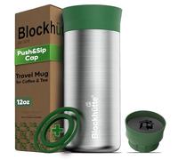 Blockhütte Coffee Flask Travel Mug 354ml | Thermal Mug for hot Drinks up to 8h | Coffee Tumbler Stainless Steel | Thermal Flask Leak Proof and Dishwasher Safe with BPA Free Easy Cleaning Lid