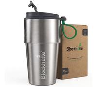 Blockhütte Stainless Steel Tumbler Coffee 17 oz - Reusable Cold Foam Cup | Leak Proof Coffee Travel Mug Adults for Travel & On the Go - Dishwasher Safe Tumbler, Leakproof Snap Lid, 6h Hot, Rustproof