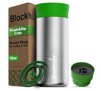 Blockhütte Travel Mugs for hot Drinks 354ml | Thermal Coffee Cup Dishwasher Safe | Insulated Mug for hot Drinks up to 8h | Stainless Steel Coffee Cup Dishwasher Safe | BPA Free Easy Cleaning Lid