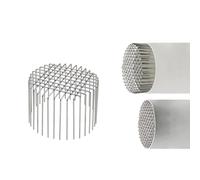 Blocking Downspout Guard Stainless Steel Drain Screen with Flat Lattice Cage for Courtyard Roof Water Passage Roof Drain Guard Stainless Steel Downspout Strainer Outdoor Debris Screen Bird Blocker Fit