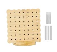 Blocking Regulations for Crochet Projects - Hook Blocking Card with 10 Pens | Crochet Square Blocking Board for Granny Squares, Ceilings, Clothing, Pillow - Disabled Accessories