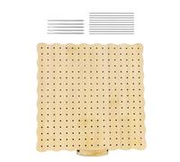Blocking Rules for Crochet Projects, Crochet Square Blocking Board | Crochet Blocking Board with 10 Pins - Handmade Grandma Knitting Kit for Creating Decoration Coasters Cushion Blankets