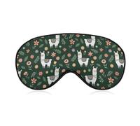BlockLight Night Eye Shade Boho Bohemia Llama No Pressure Breathable Travel Eye Cover Blackout Sleep Mask