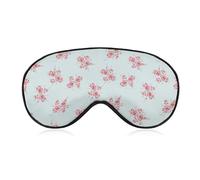 BlockLight Night Eye Shade Japanese Cherry Flowers Blossom Tree Floral Branch Spring Season Theme No Pressure Breathable Travel Eye Cover Blackout Sleep Mask