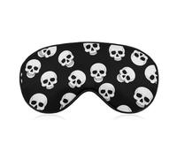 BlockLight Night Eye Shade Skull Bones No Pressure Breathable Travel Eye Cover Blackout Sleep Mask