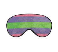 BlockLight Night Eye Shade Trigender Pride Flag No Pressure Breathable Travel Eye Cover Blackout Sleep Mask