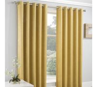 Blockout Eyelet Ready Made Curtains Vogue Choice of Colours and Sizes