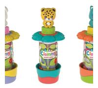 Clementoni Soft Clemmy - Garden Tubes, Soft Blocks Characters and Flowers, Early Childhood Play 6-36 Months, Made in Italy, Sensory and Manual Development, 1 Tube with Random Character, 17979