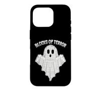 Blocks Of Terror Ghost Brick Or Treat Kids Halloween Case for iPhone 16 Pro