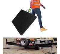 Blocks outrigger Pads, Universal Outrigger Pad For Crane & RV Leveling - Stackable HDPE, 45 ton, Multiple Sizes(60x60x6cm/23.6x23.6x2.4in)