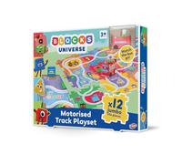 Blocks Universe 12pcs Motorised Track Kids Toy Vehicle Playset, 50+ combos | 12 jumbo puzzle track tiles, motorised Alphablocks bus, STEM skills, hand-eye coordination, creative thinking by Bladez Toyz