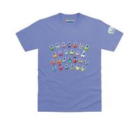 Blocks Universe Officially Licensed Alphablocks A to Z Kids T-Shirt in Purple | Size: 4-6 Years Blocks Universe Purple 4-6 Years