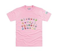 Blocks Universe Officially Licensed Alphablocks A to Z Kids T-Shirt (Light Pink, L)