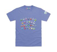 Blocks Universe Officially Licensed Alphablocks A to Z Kids T-Shirt (Violet, S)