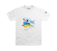 Blocks Universe Officially Licensed Alphablocks X - Extraordinary! Kids T-Shirt (White, XS)
