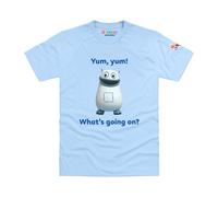 Blocks Universe Officially Licensed Numberblocks Big Tum Kids T-Shirt in Light Blue | Size: 7-9 Years Blocks Universe Light Blue 7-9 Years