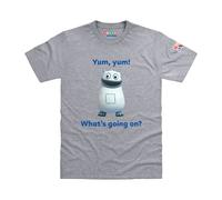 Blocks Universe Officially Licensed Numberblocks Big Tum Kids T-Shirt in Light Grey | Size: 13 Years Blocks Universe Light Grey 13 Years