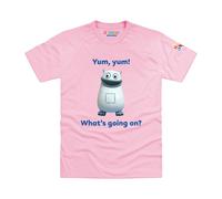 Blocks Universe Officially Licensed Numberblocks Big Tum Kids T-Shirt in Light Pink | Size: 4-6 Years Blocks Universe Light Pink 4-6 Years